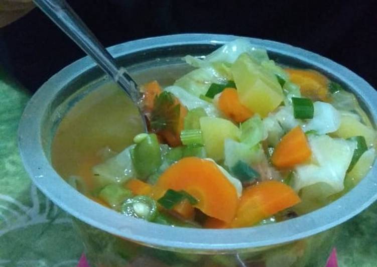 Soup sayur cuping seger (for diet)