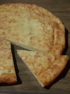 Una foto de Fainá de queso