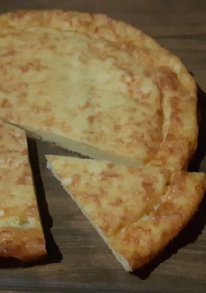Una foto de Fainá de queso