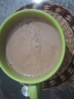 Una foto de Desayuno de habas con chocolate