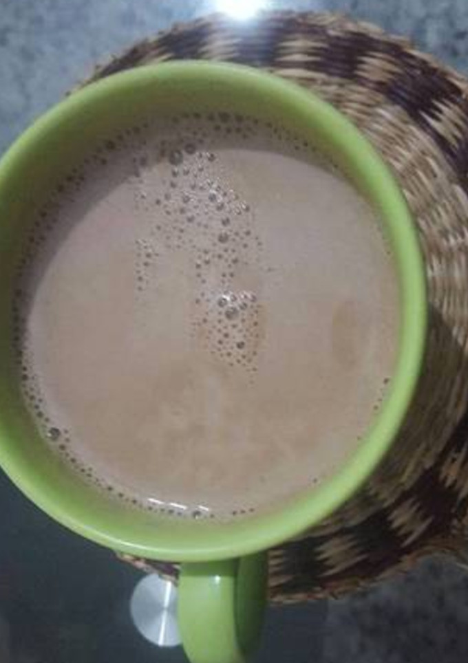 Una foto de Desayuno de habas con chocolate