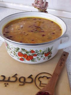 عکسی از دستور سوپ جو پرک