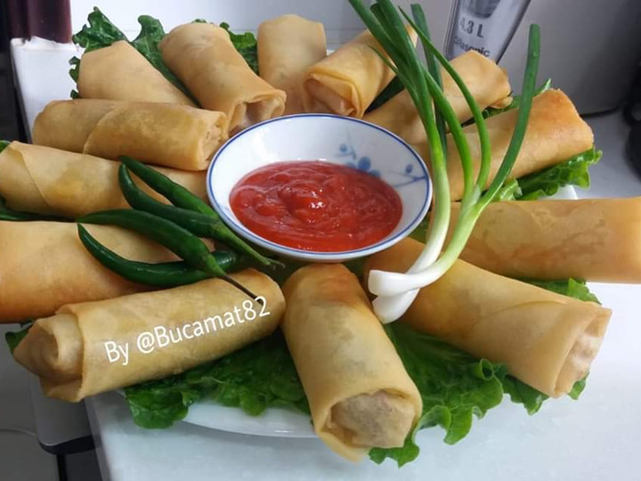 Cara Gampang Membuat &amp;#34;lumpia isi rebung ayam&amp;#34; Untuk Pemula