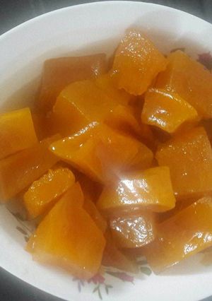 صورة لوصفة طريقة عمل مربى اليقطين