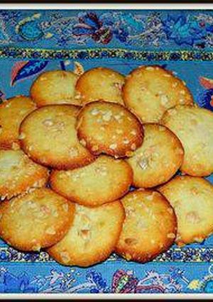 Una foto de Galletas se crema y almendras