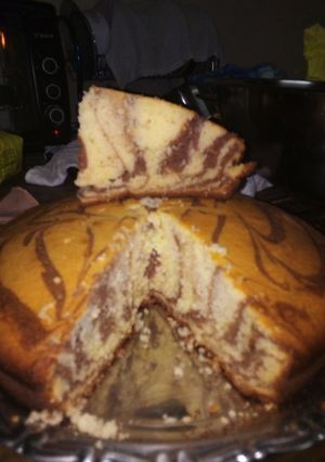 Una foto de Torta marmolada