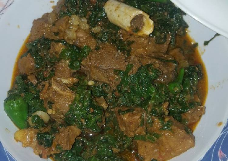 Easiest Way to Vegan At Home Mutton palak