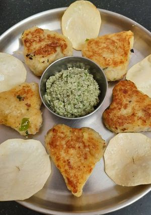 A picture of Farali vrat cutlet.