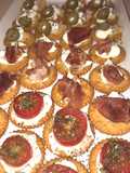 Canapés con galletitas Rex