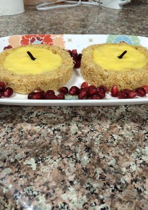 صورة لوصفة طريقة عمل شموع الكنافه
