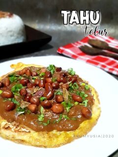 Foto resep Tahu Telur bumbu kacang