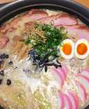 Delicious! Rich Tonkotsu-Style Soy Sauce Ramen Hot Pot