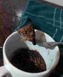 Brownie en microondas para sacar de apuros