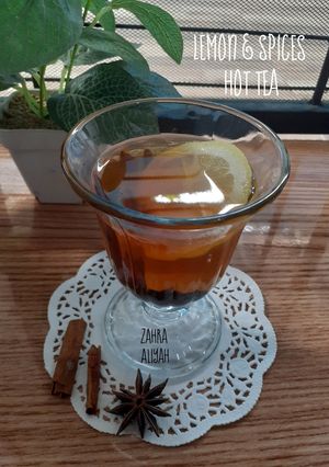 Foto resep Lemon & spices hot tea