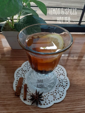 Cara Gampang Menyiapkan Resep Lemon &amp; spices hot tea yang Menggugah Selera Anti Ribet, Uenak Banget