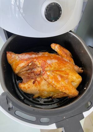 Hình của món Gà nướng muối ớt.