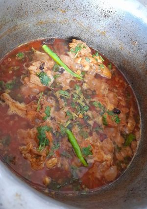 A picture of Chicken curry.