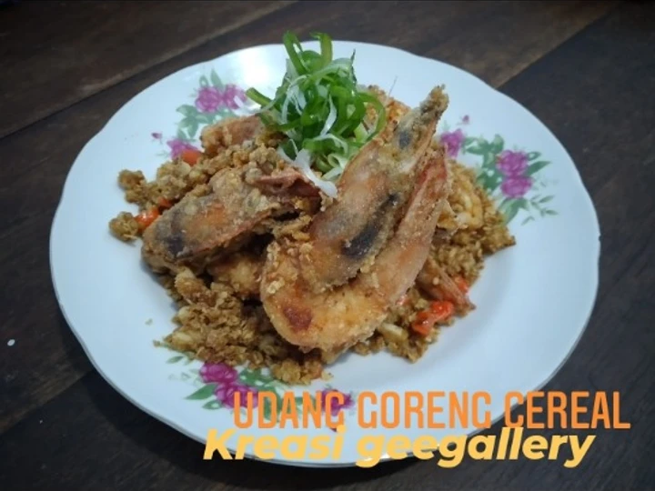Langkah Gampang Membuat Resep 204. Udang goreng cereal yang Enak Banget Anti Ribet, Uenak Banget
