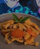 Pasta al jengibre con pollo