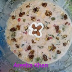 A picture of Laziza kheer mix recipe.