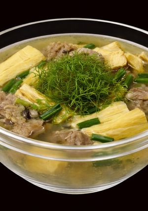 Hình của món SP.0744 - Canh Sườn Phù Trúc Cuộn.