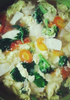 Foto resep Sup Telur Sayur Campur