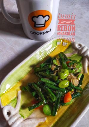 Foto resep Tumis kacang rebon