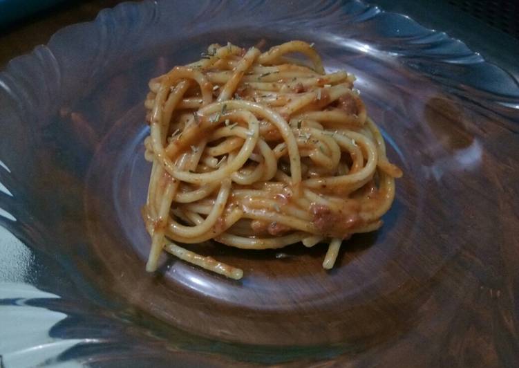 Rahasia Menghidangkan Spaghetti Saus Barbeque Kekinian