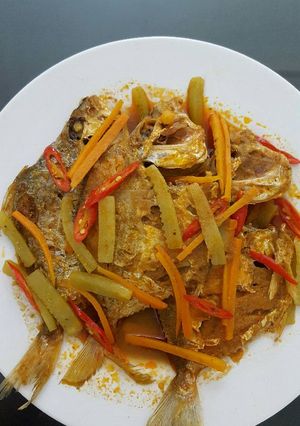 Foto resep Bawal Putih Bumbu Acar