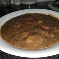 Una foto de Lentejas con chorizo