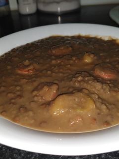 Una foto de Lentejas con chorizo