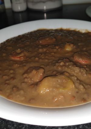 Una foto de Lentejas con chorizo