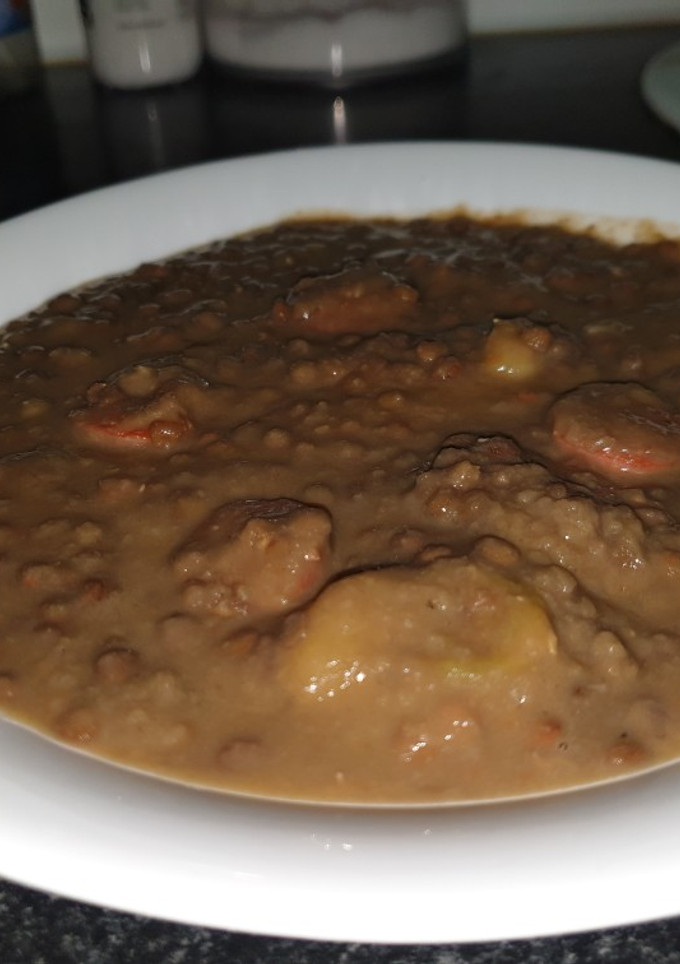 Una foto de Lentejas con chorizo