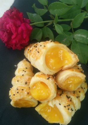 Foto resep Horn fresh orange pastry
