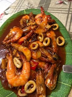 Foto resep Seafood Saus Padang