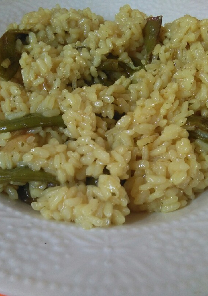 Una foto de Arroz al curry