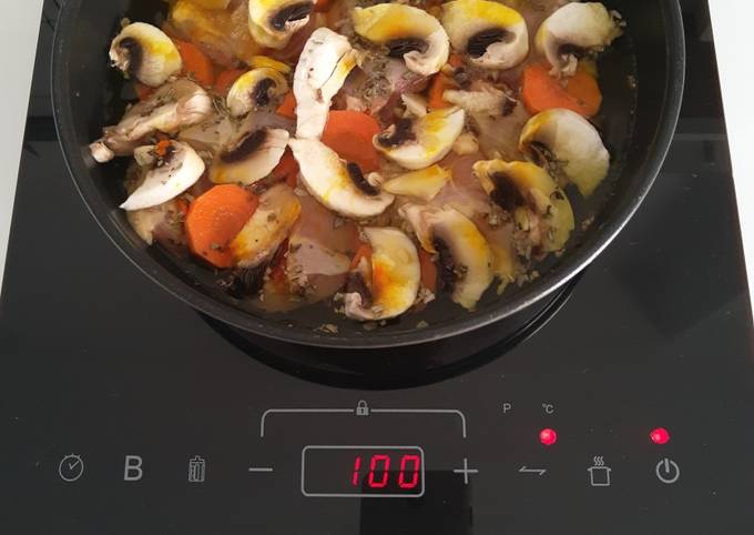 Paella en Placa de inducción (10 ingredientes) Receta de Sari Lewi- Cookpad