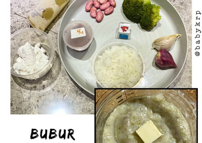 Mpasi 8 bulan: bubur hati ayam santan