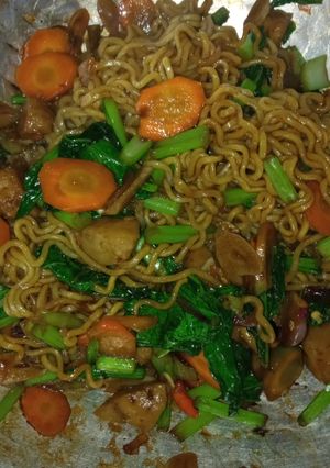 Foto resep Bakmi sayur pedas