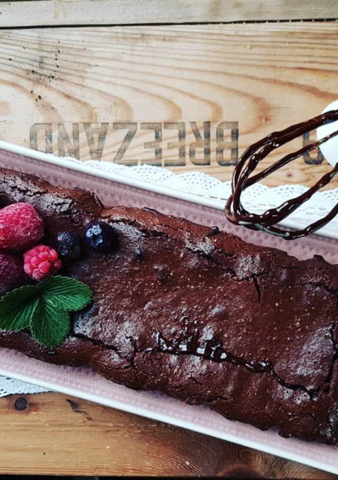 Una foto de Pastel de chocolate francés