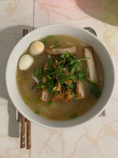 Hình của món Bánh canh chả cá.
