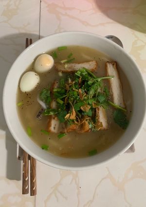 Hình của món Bánh canh chả cá.