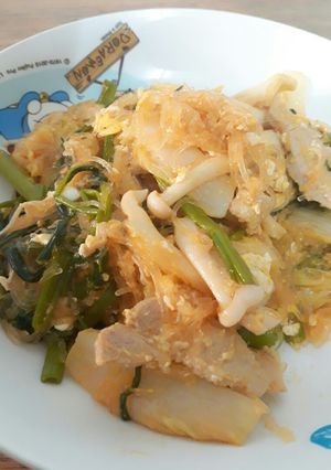 รูปของ สุกี้หมูหมักผัดแห้ง