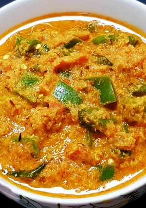A picture of Capsicum Masala.