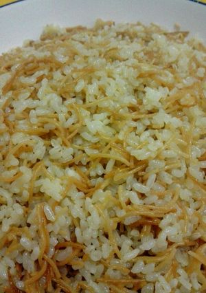 صورة لوصفة رز بشعيرية