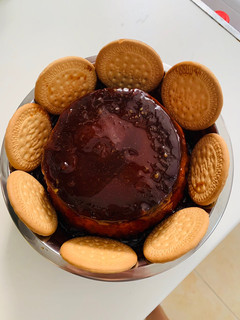 Una foto de Pudín de coco y galletas María