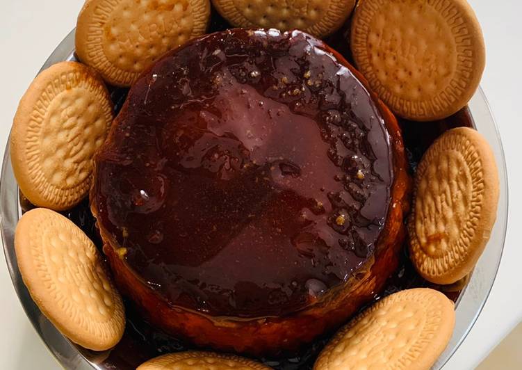 Pudín de coco y galletas María