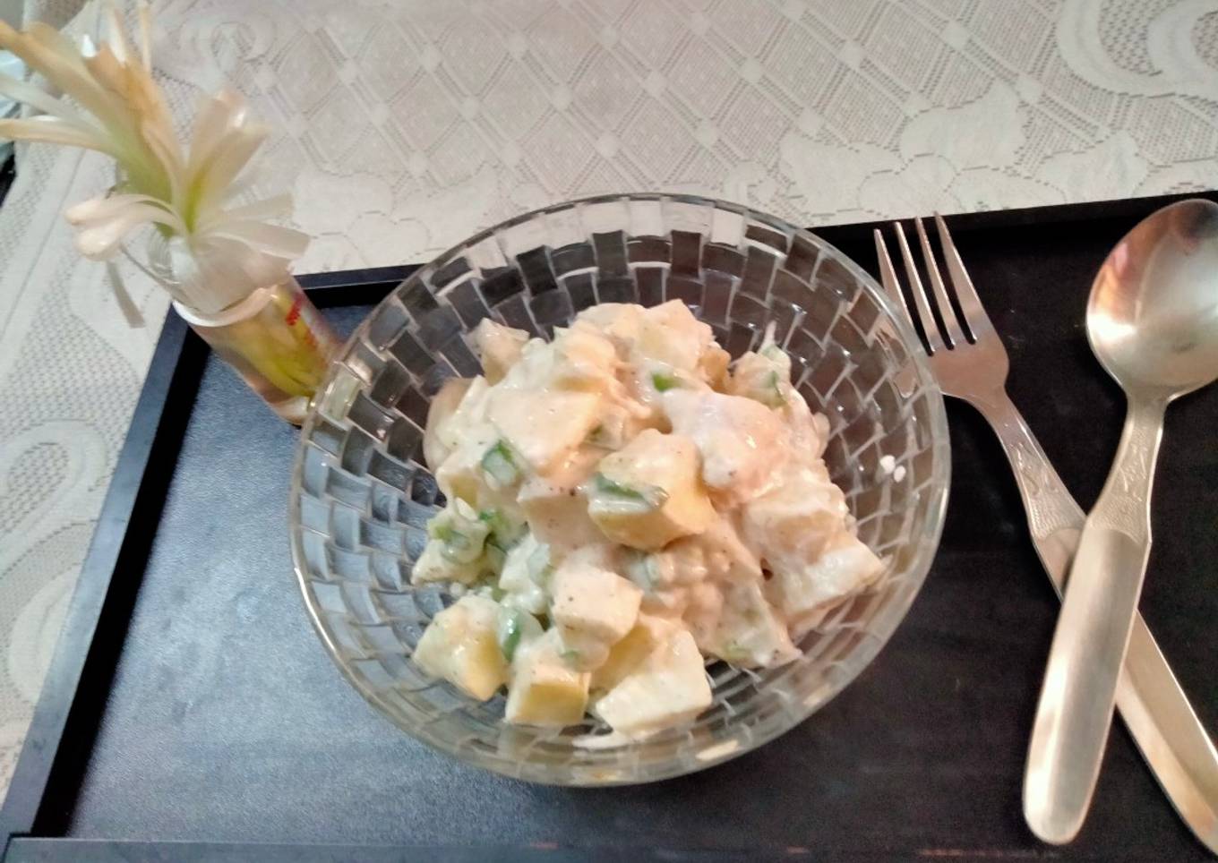 Apple Potato Salad in Mayonnaise