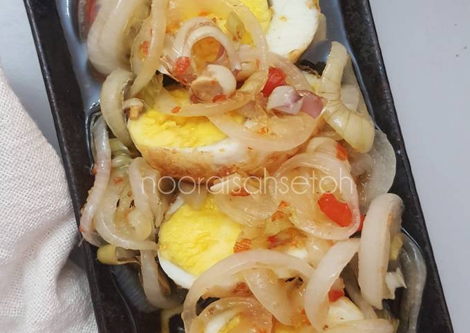 Telur masak Thai Cara saya