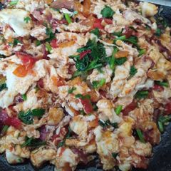 A picture of Scrambled eggs.